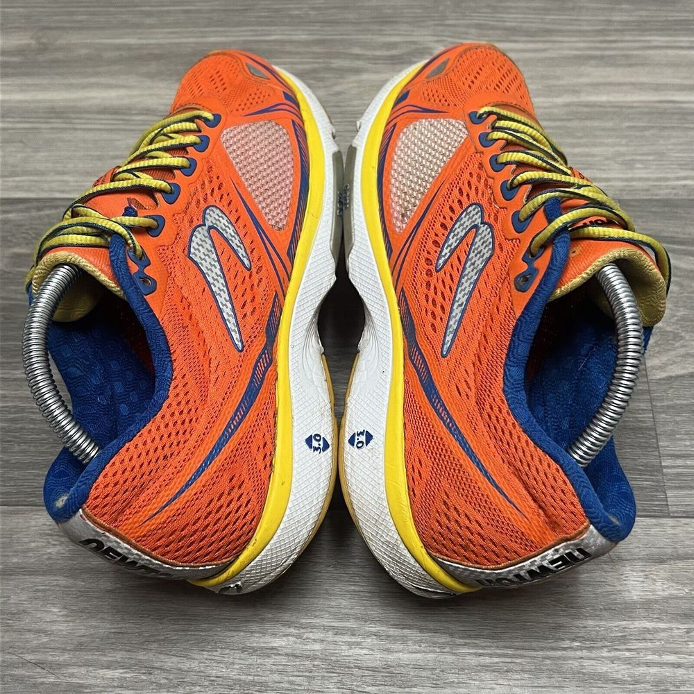 Newton Motion 5 Running‎ Shoes Mens Sneakers Orange Yellow M000316B - Size 8.5
